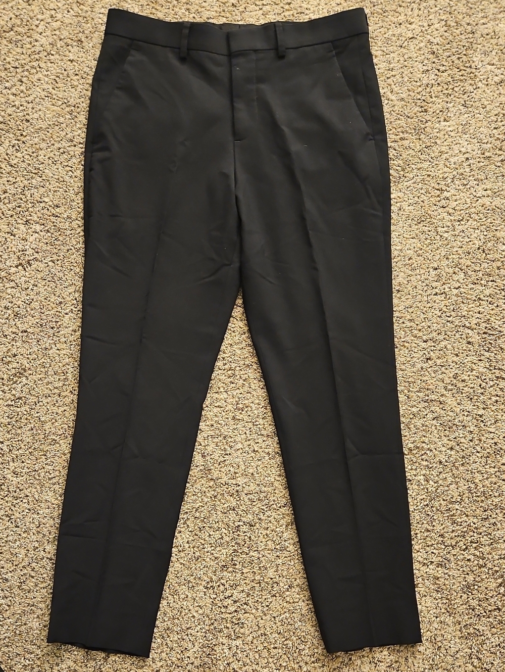 Express Men's Black Dress Pants Extra Slim